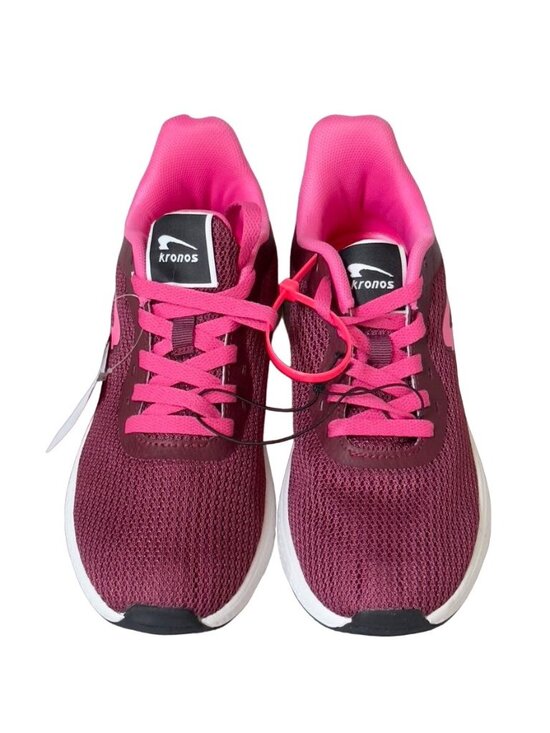 Kronos Shoes - Kronos Shoes Athletic Pink Runner Light Weight Textile Sneakers Womens Eu 36 US